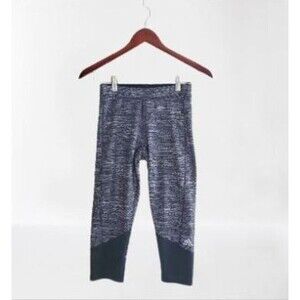 Adidas Womens Pants S Black Climalite Workout Capri Leggings 7/8